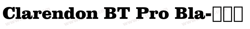 Clarendon BT Pro Bla字体转换 Clarendon BT Pro Bla字体转换